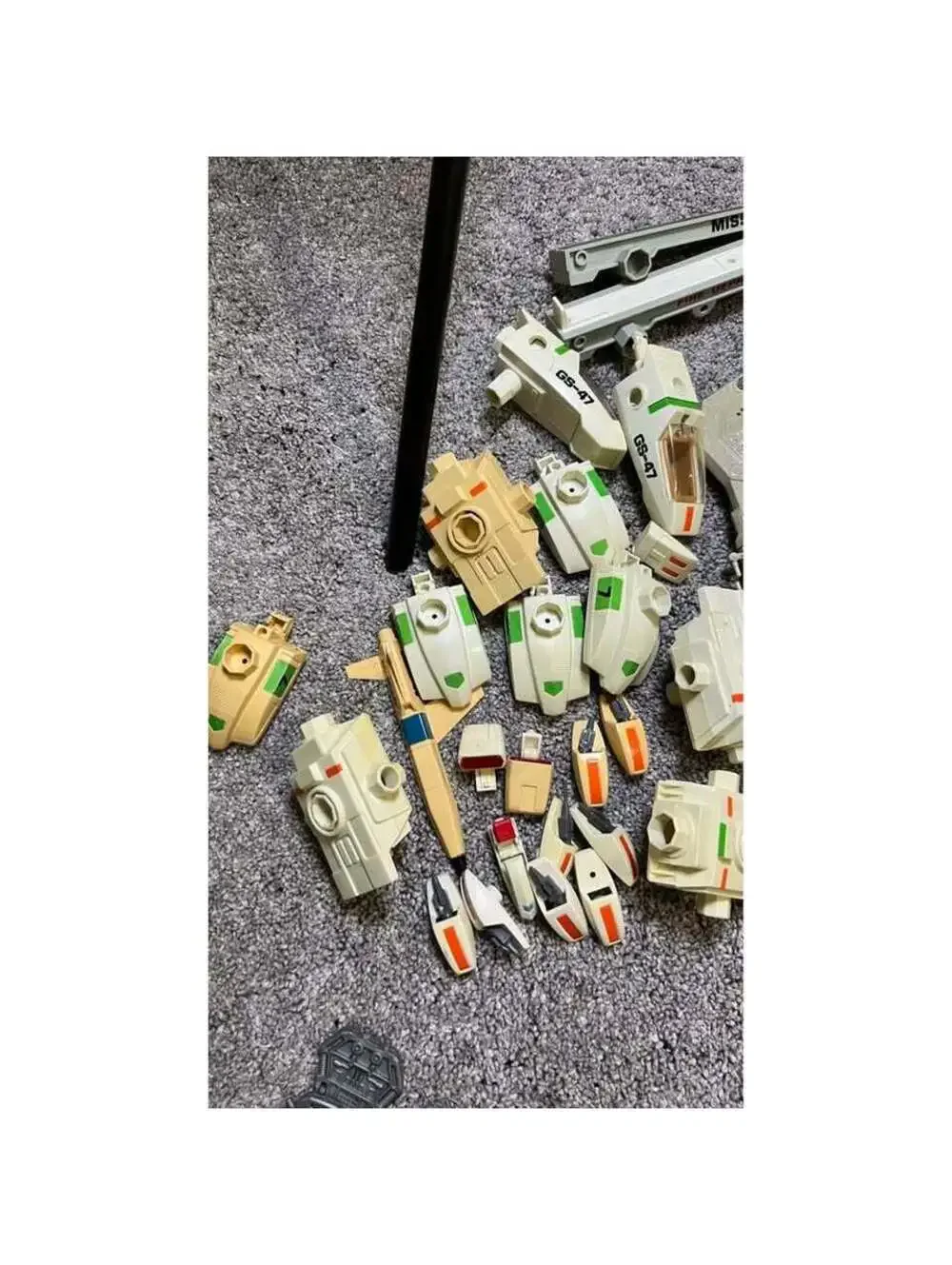 Vintage Capsela Spacelink Building Toys Huge Lot